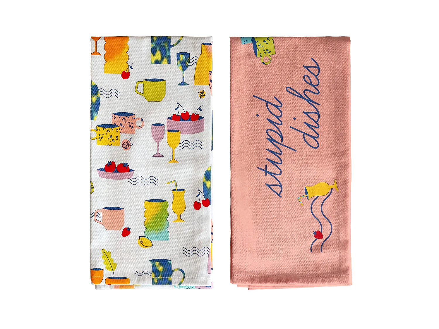 Ensemble De Torchons Berto moyen multicolore 45 x 65