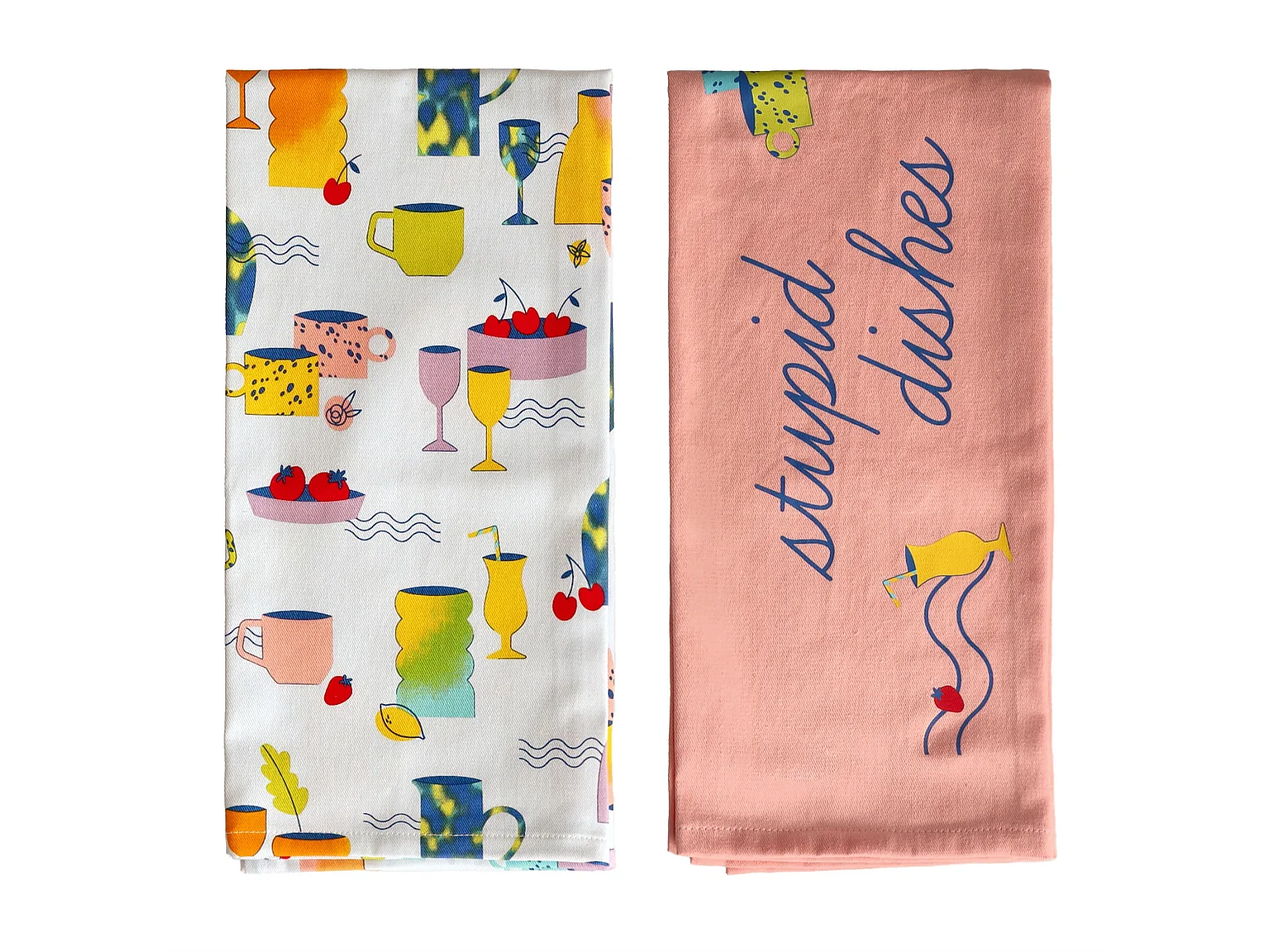 Küchenhandtuch-Set Berto mittel mehrfarbig 45 x 65