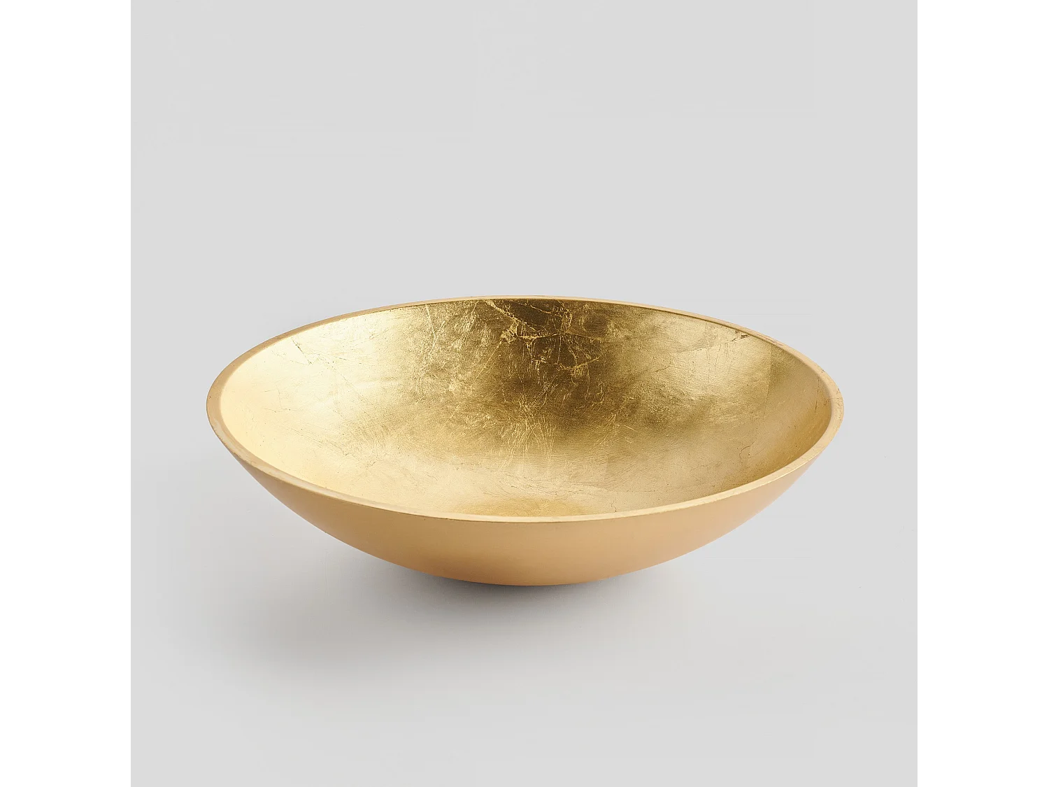 Dekorative Schale Mirelli mittleres Gold 11 x 44.5