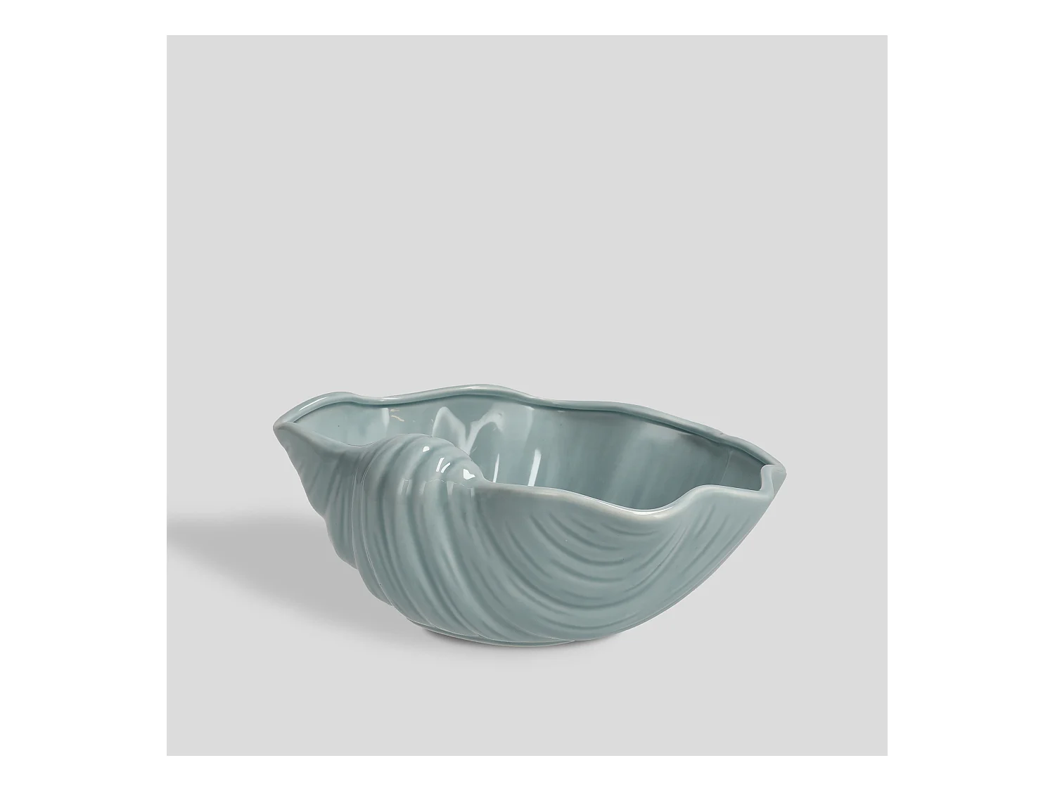 Servierschüssel Musle hellblau 8.5 x 18.7 x 22