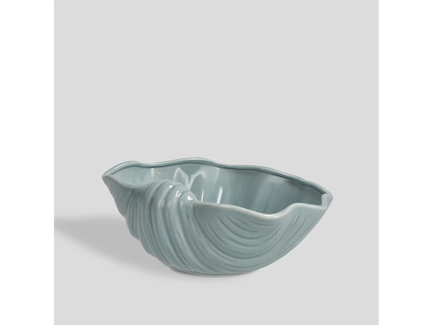 Servierschüssel Musle hellblau 8.5 x 18.7 x 22