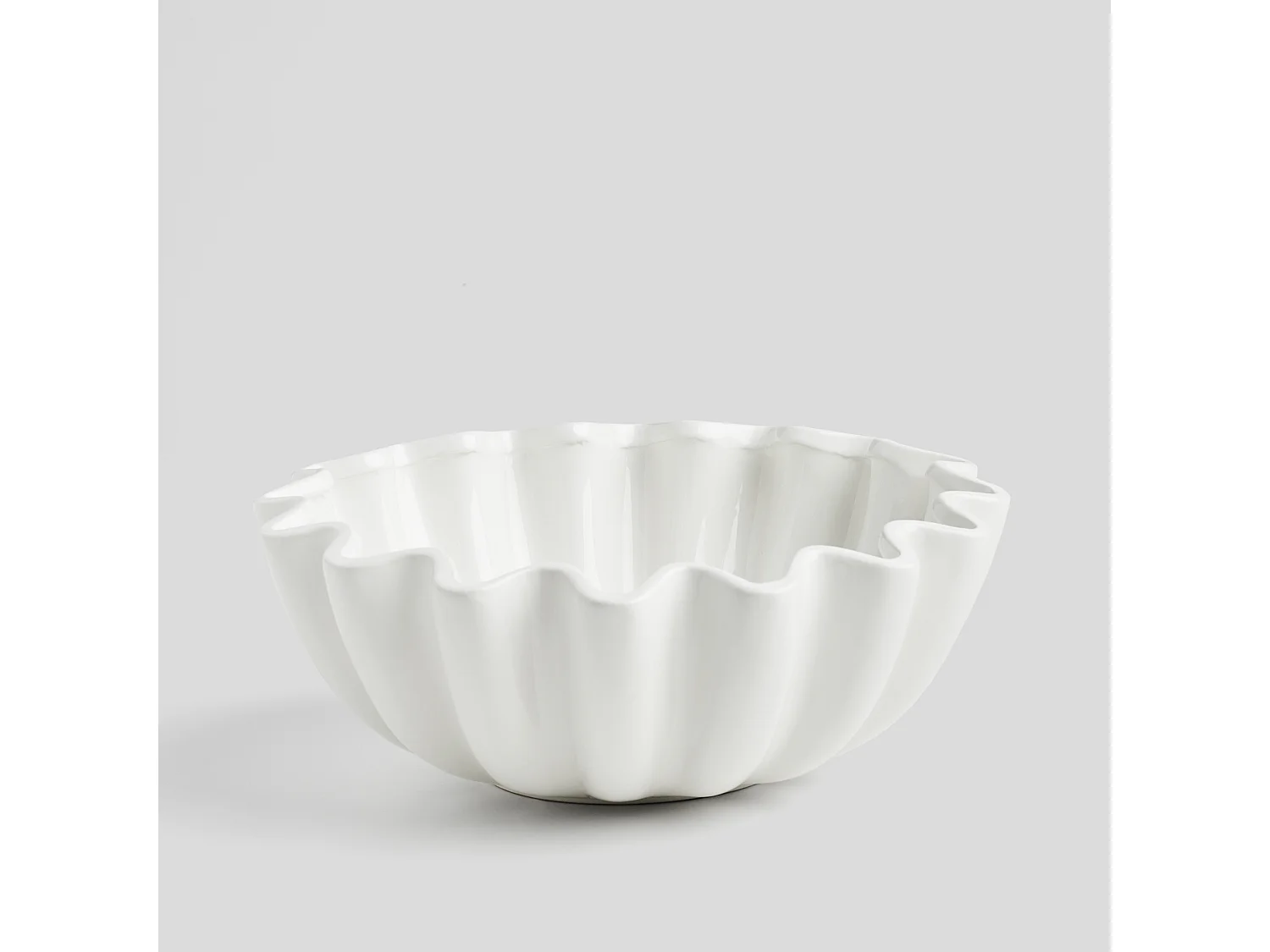Bol Décoratif Morier Blanc Moyen 13.5 x 34