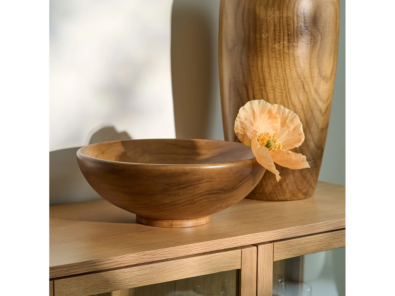 Bol Décoratif Paola Brun Moyen 10 x 30