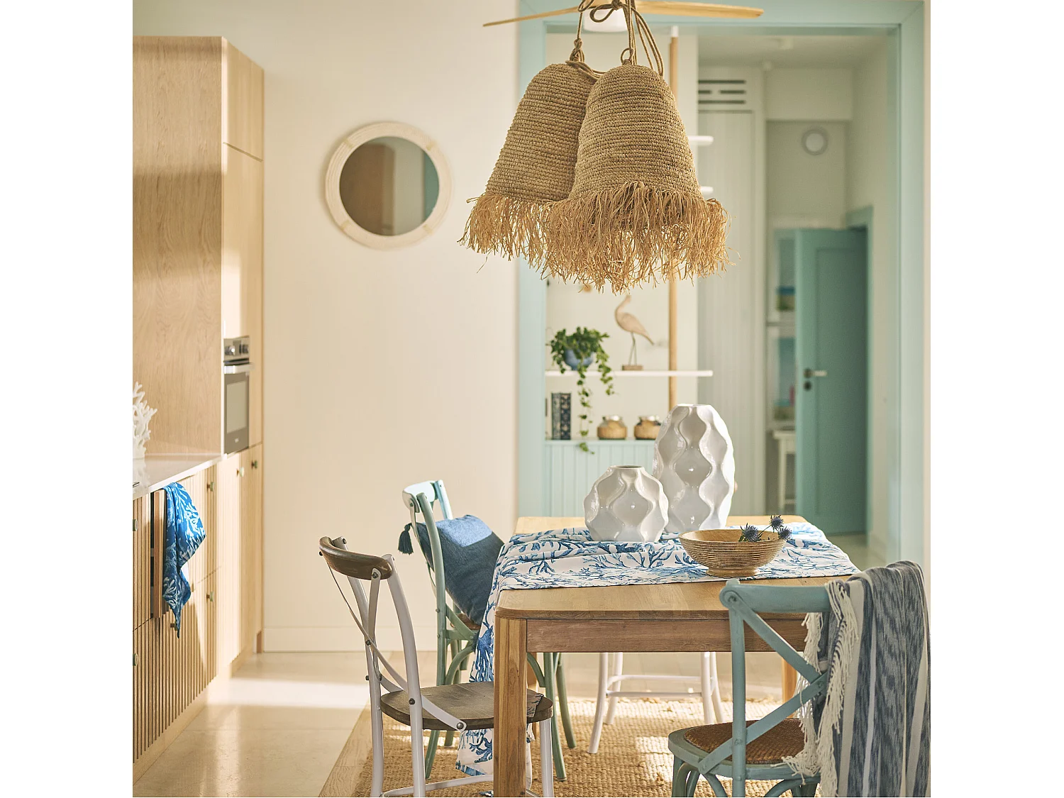 Dekorative Schale Reno mittleres Beige 10.5 x 30