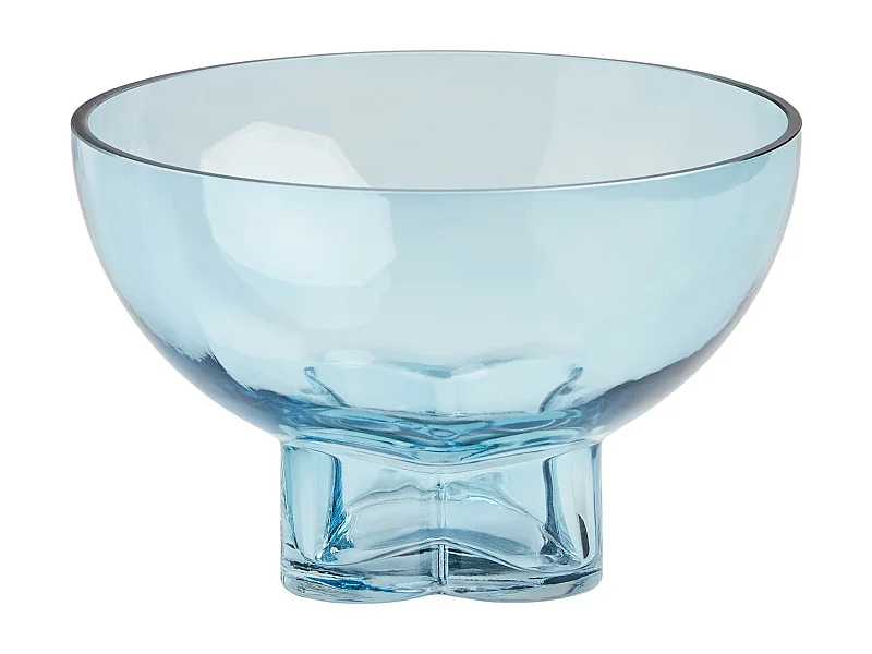 Dekorative Schale Tiare Mittelblau 14 x 23