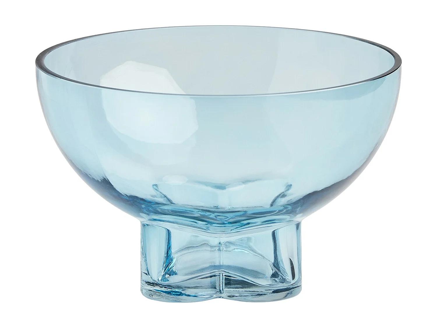 Dekorative Schale Tiare Mittelblau 14 x 23