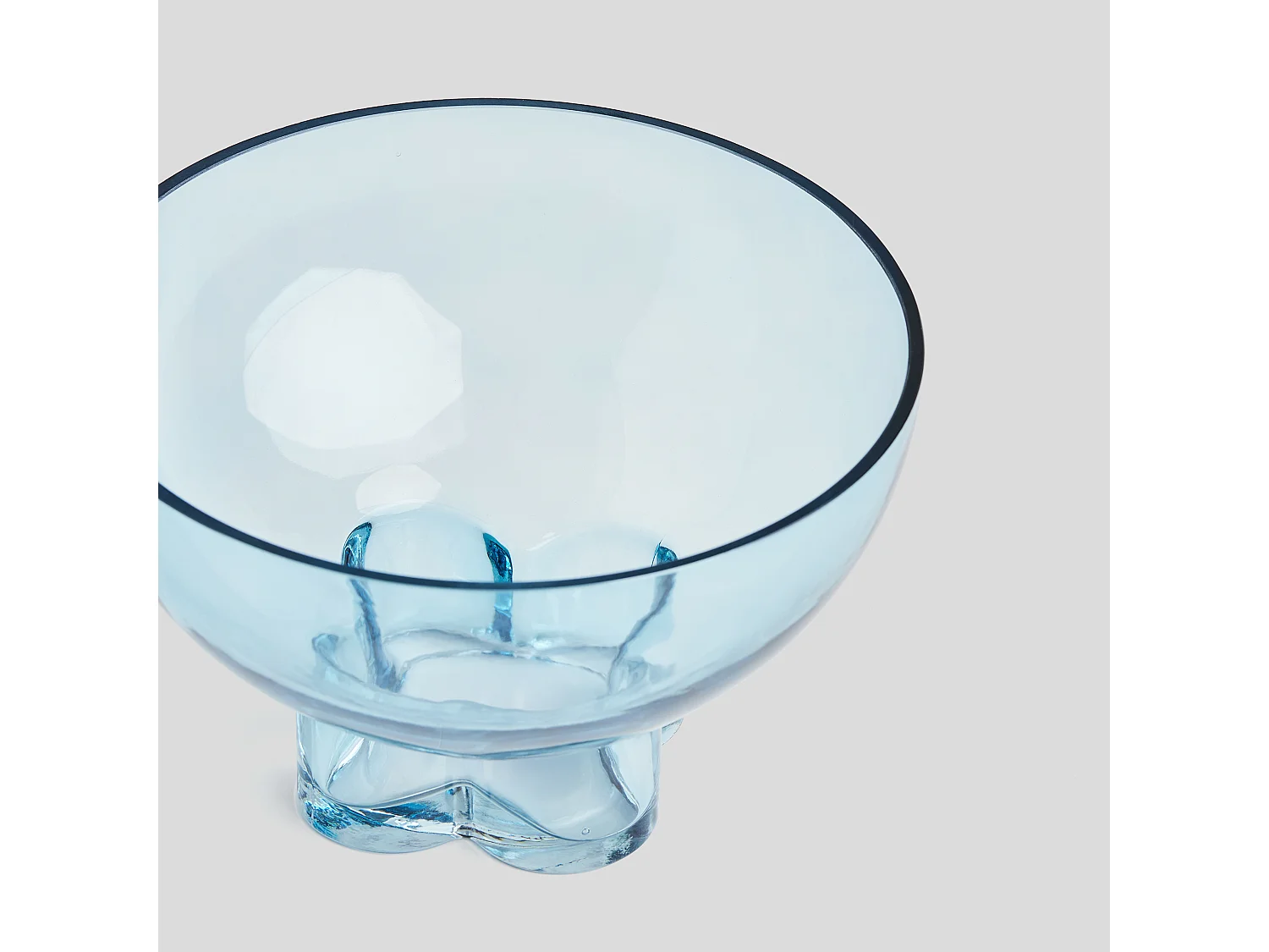 Dekorative Schale Tiare Mittelblau 14 x 23