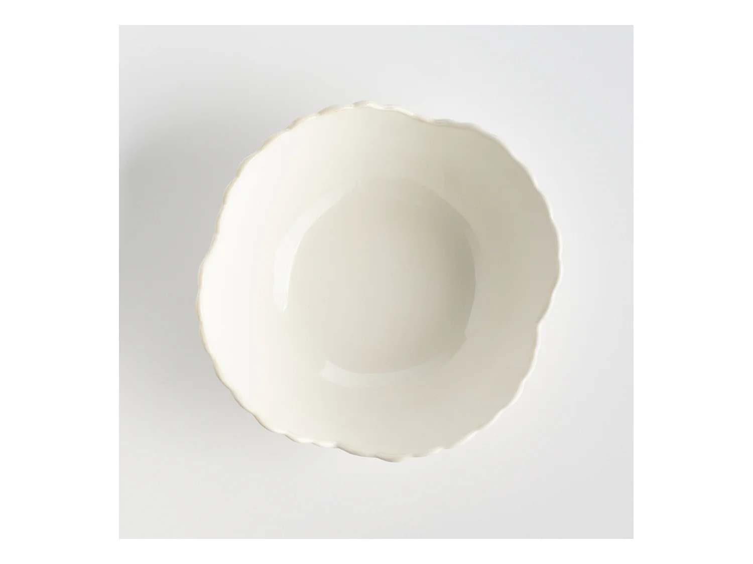 Servierschüssel Stellamarina Helles Weiß 9 x 20.4 x 20.5