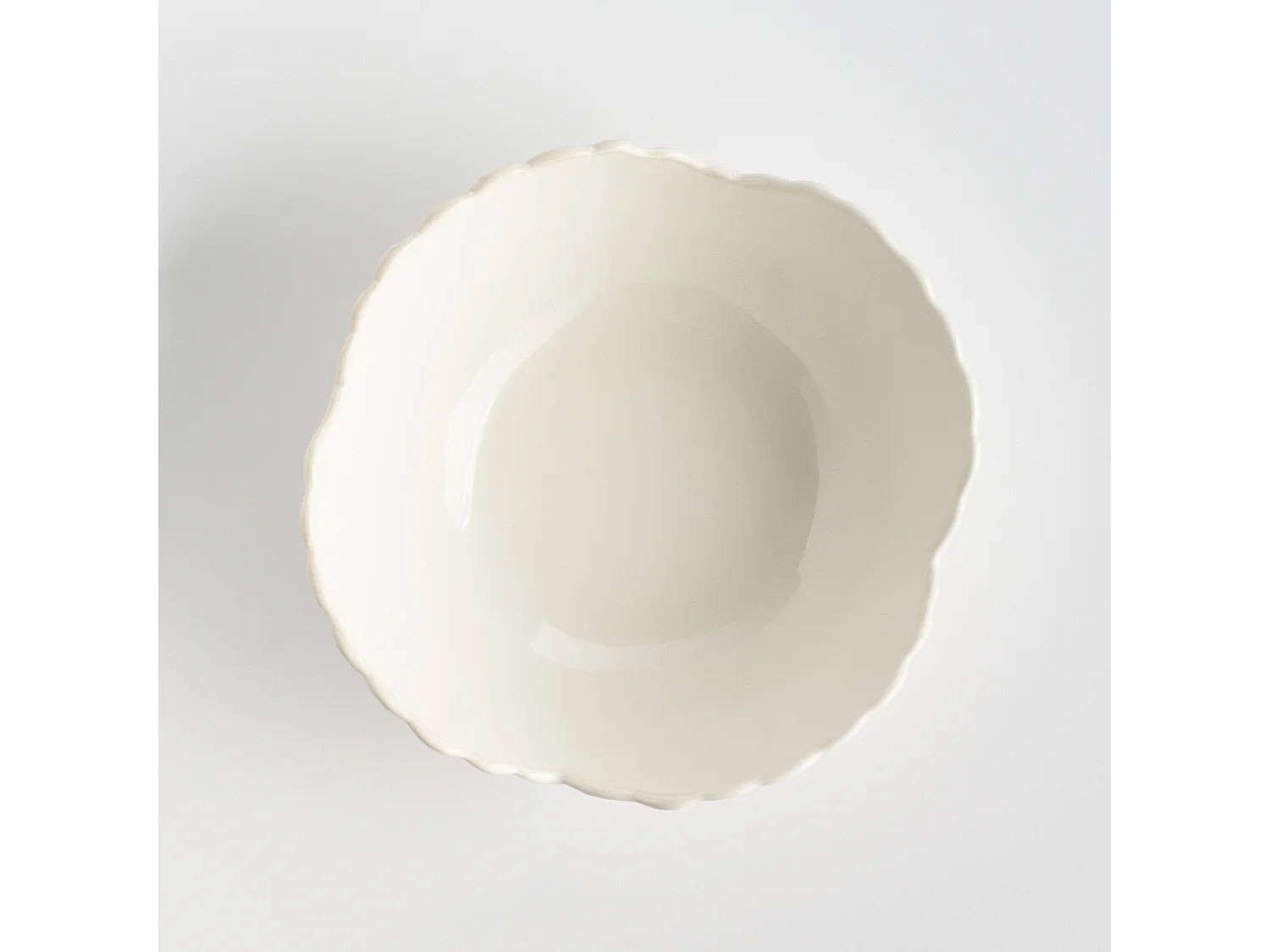 Servierschüssel Stellamarina Helles Weiß 9 x 20.4 x 20.5