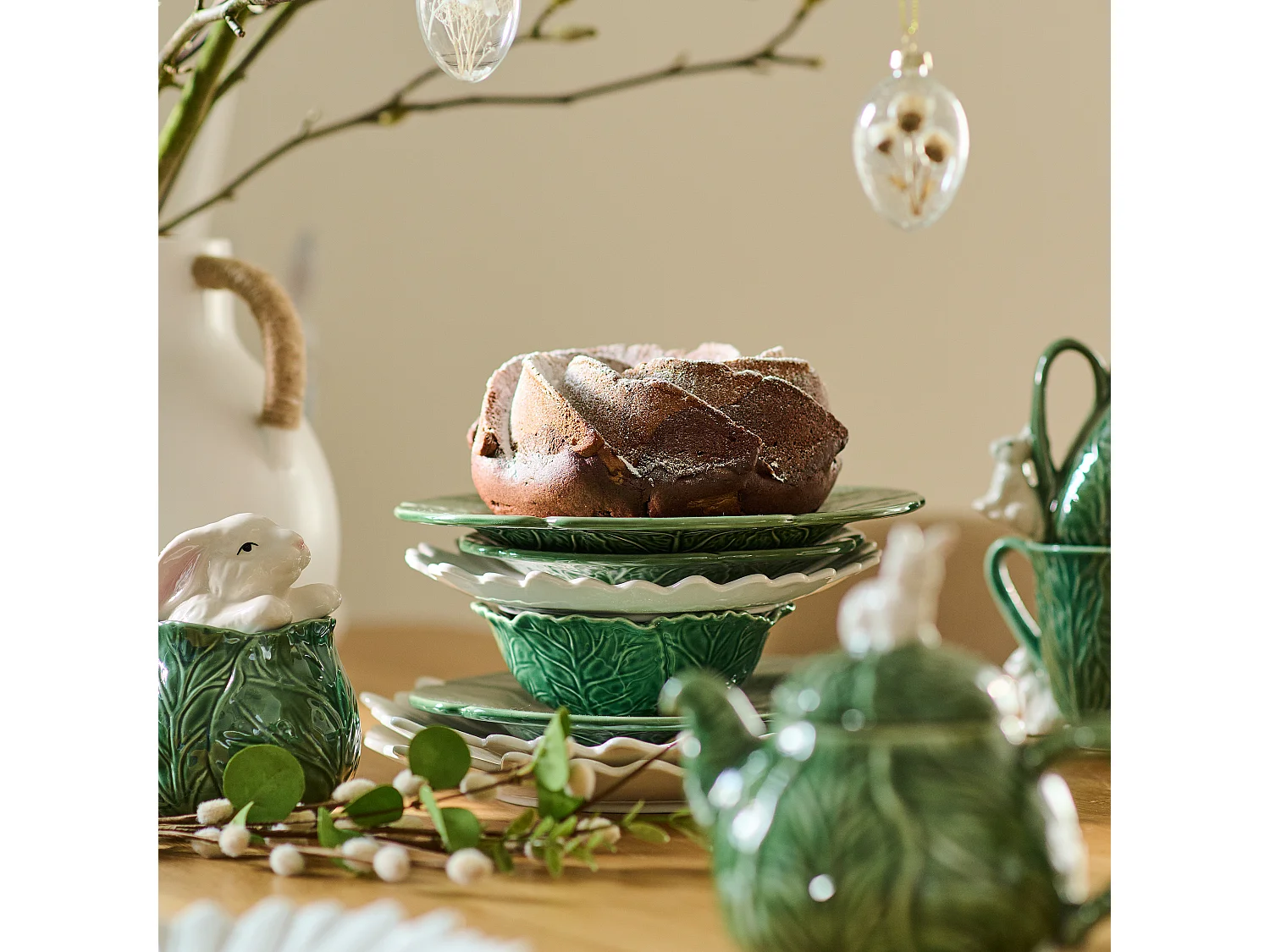 Schale Kabbagi dunkelgrün 6 x 16.6 x 16.6