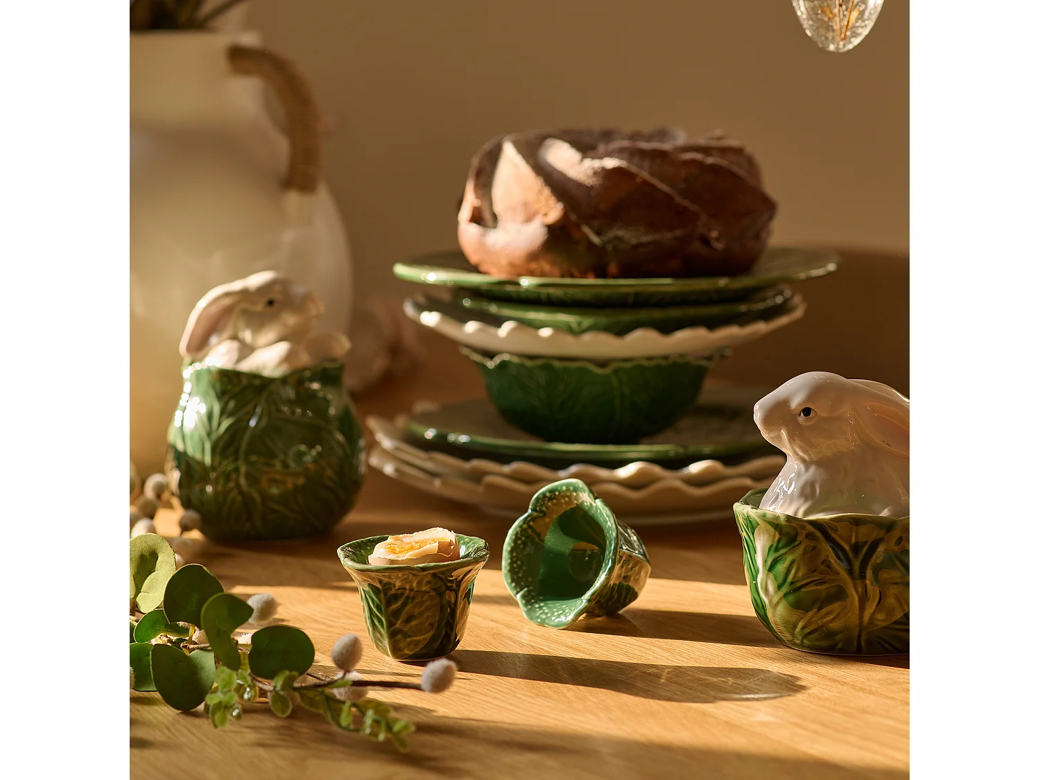 Schale Kabbagi dunkelgrün 6 x 16.6 x 16.6