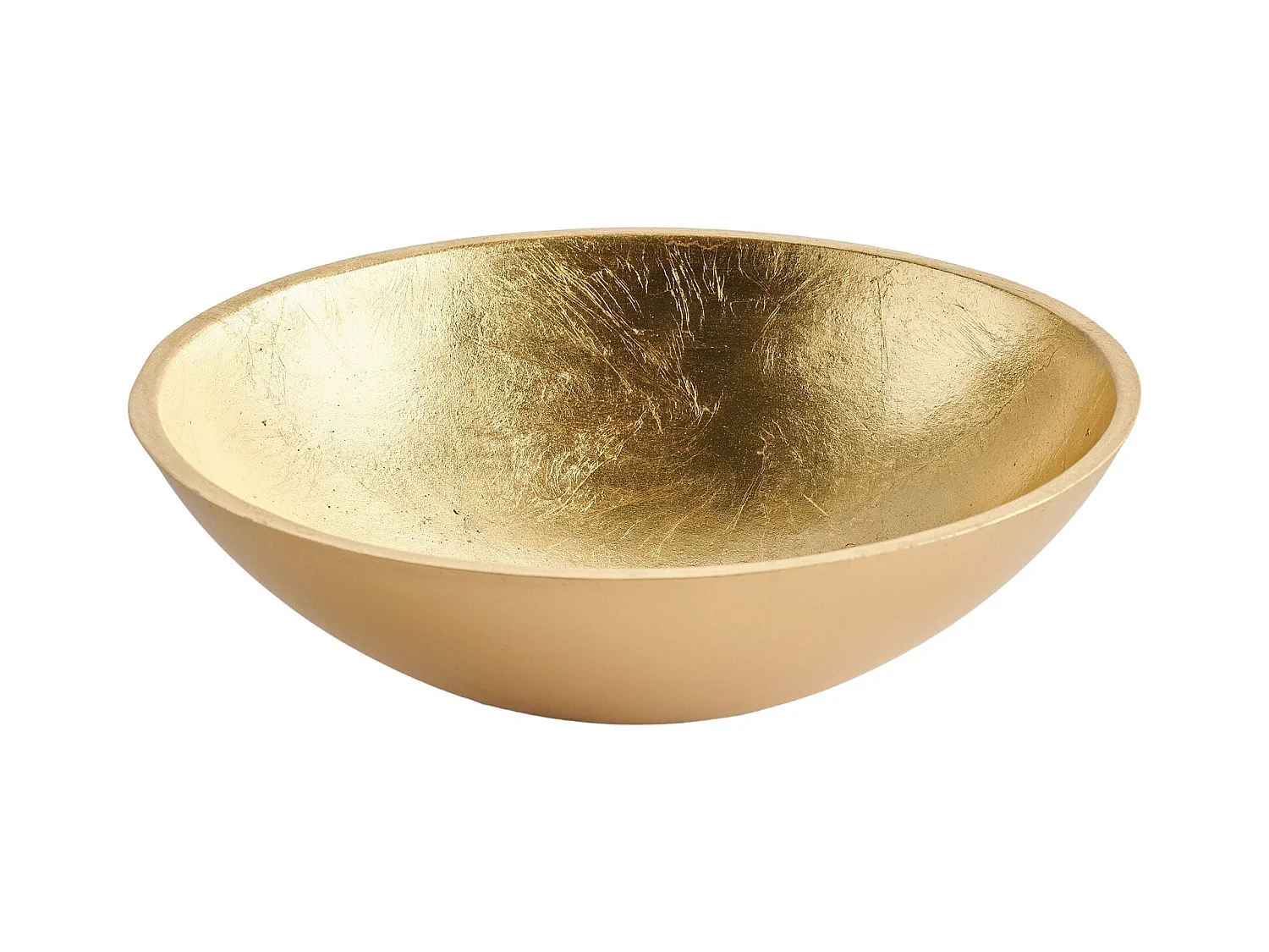 Dekorative Schale Mirelli mittleres Gold 9 x 29.5