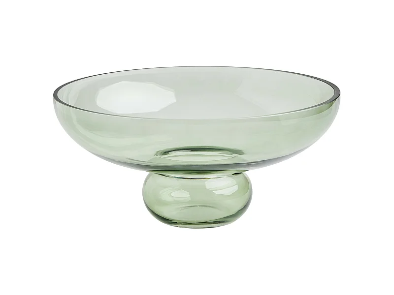 Dekorative Schale Polpetta hellgrün 13.5 x 29.5 Glas