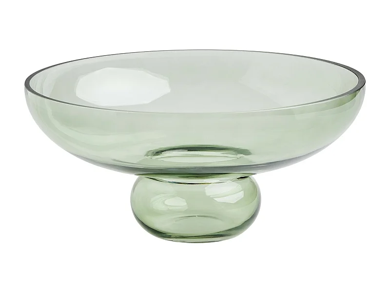 Dekorative Schale Polpetta hellgrün 13.5 x 29.5 Glas