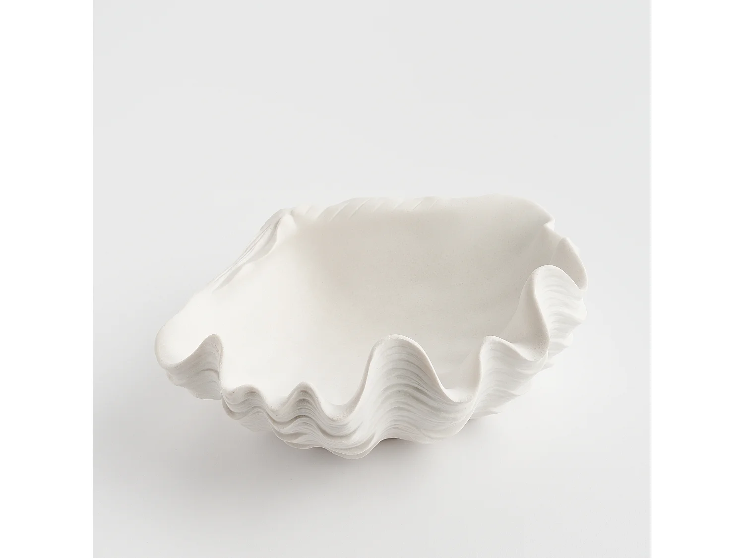 Bol Décoratif Issambra Blanc Moyen 13.5 x 28.5 x 34.5