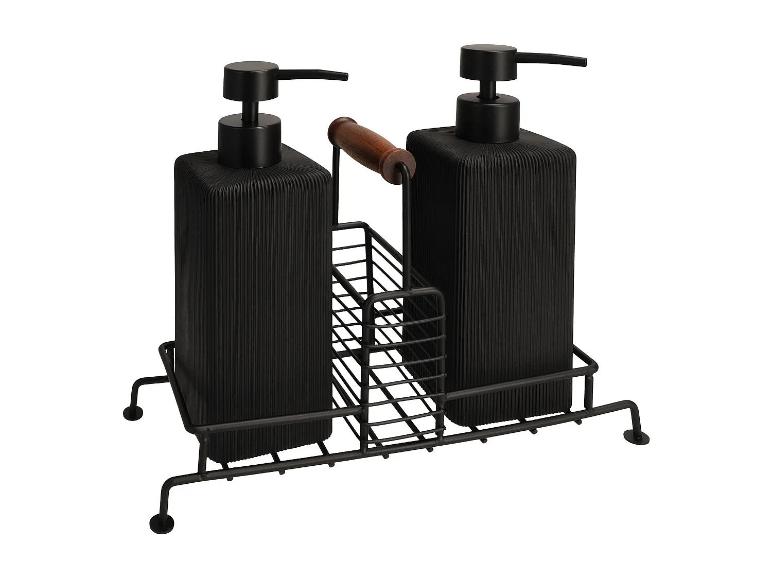 Spenderset Almas mittelschwarz 21.2 x 9 x 25