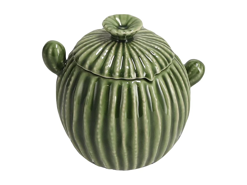 Zuckerdose Cacti dunkelgrün 11 x 10 x 12