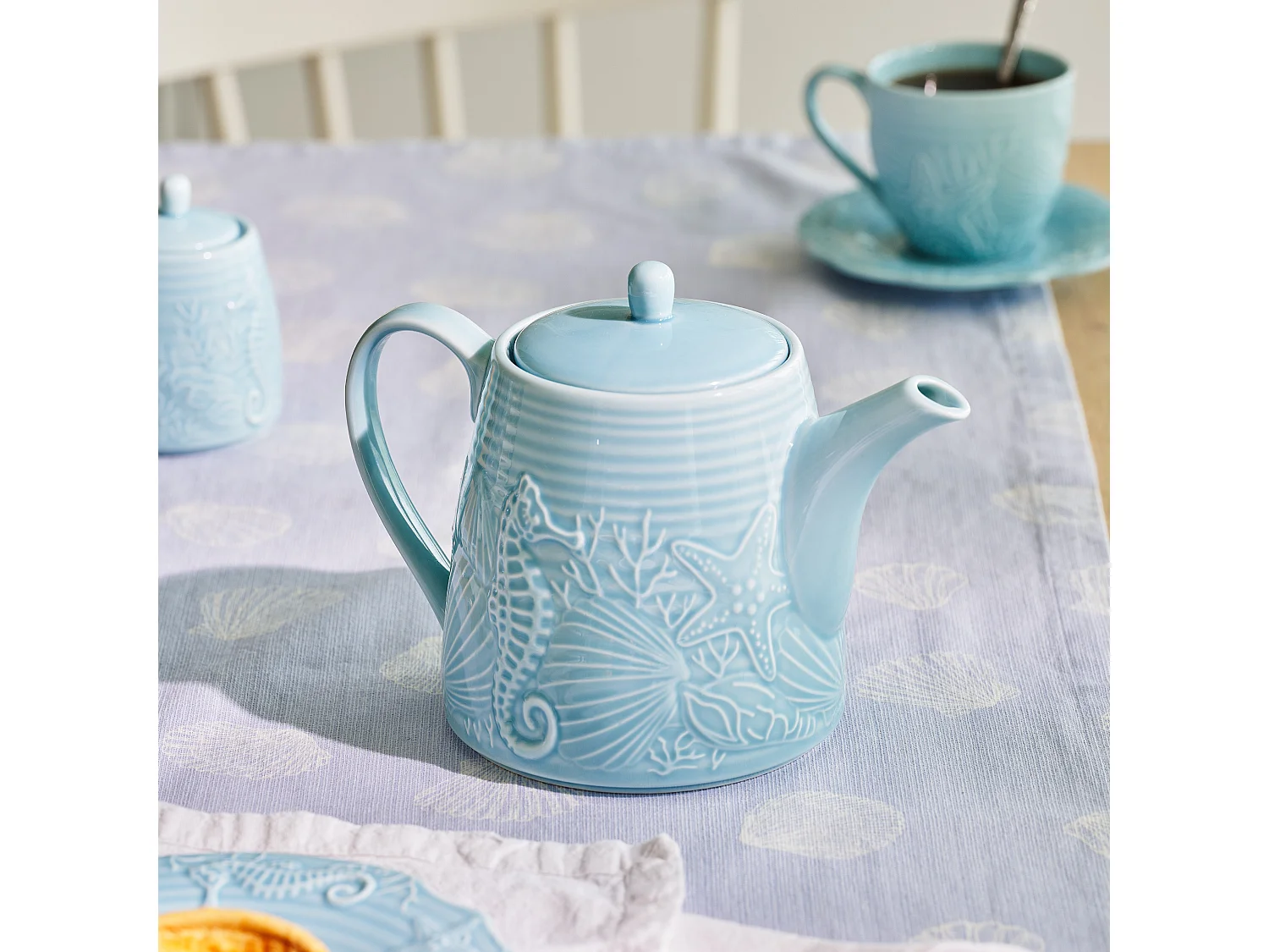 Pichet Aquarelle Bleu Clair 16.8 x 13.3 x 21.7