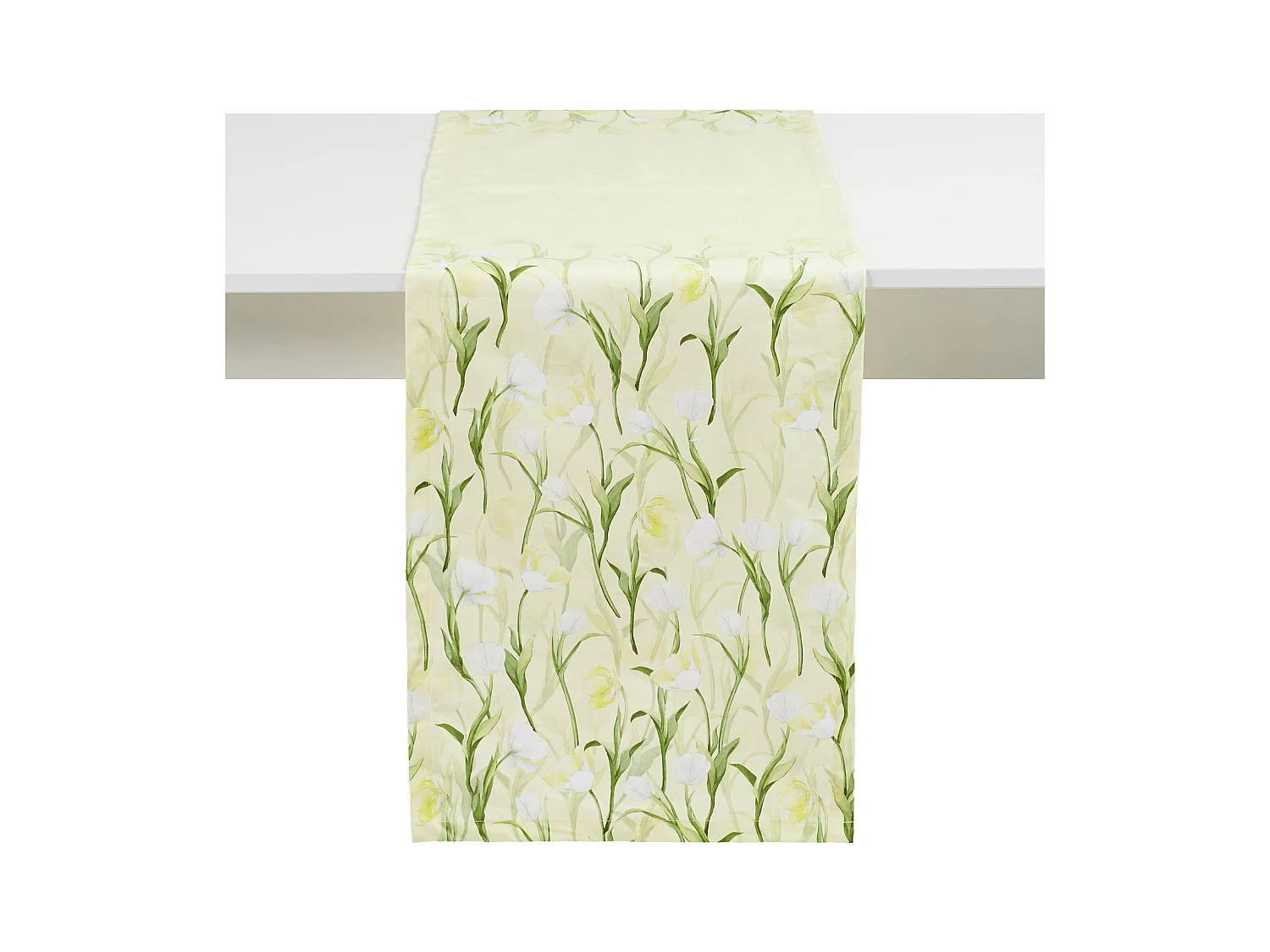 Chemin de table Tendi Vert Clair Coton 40x180