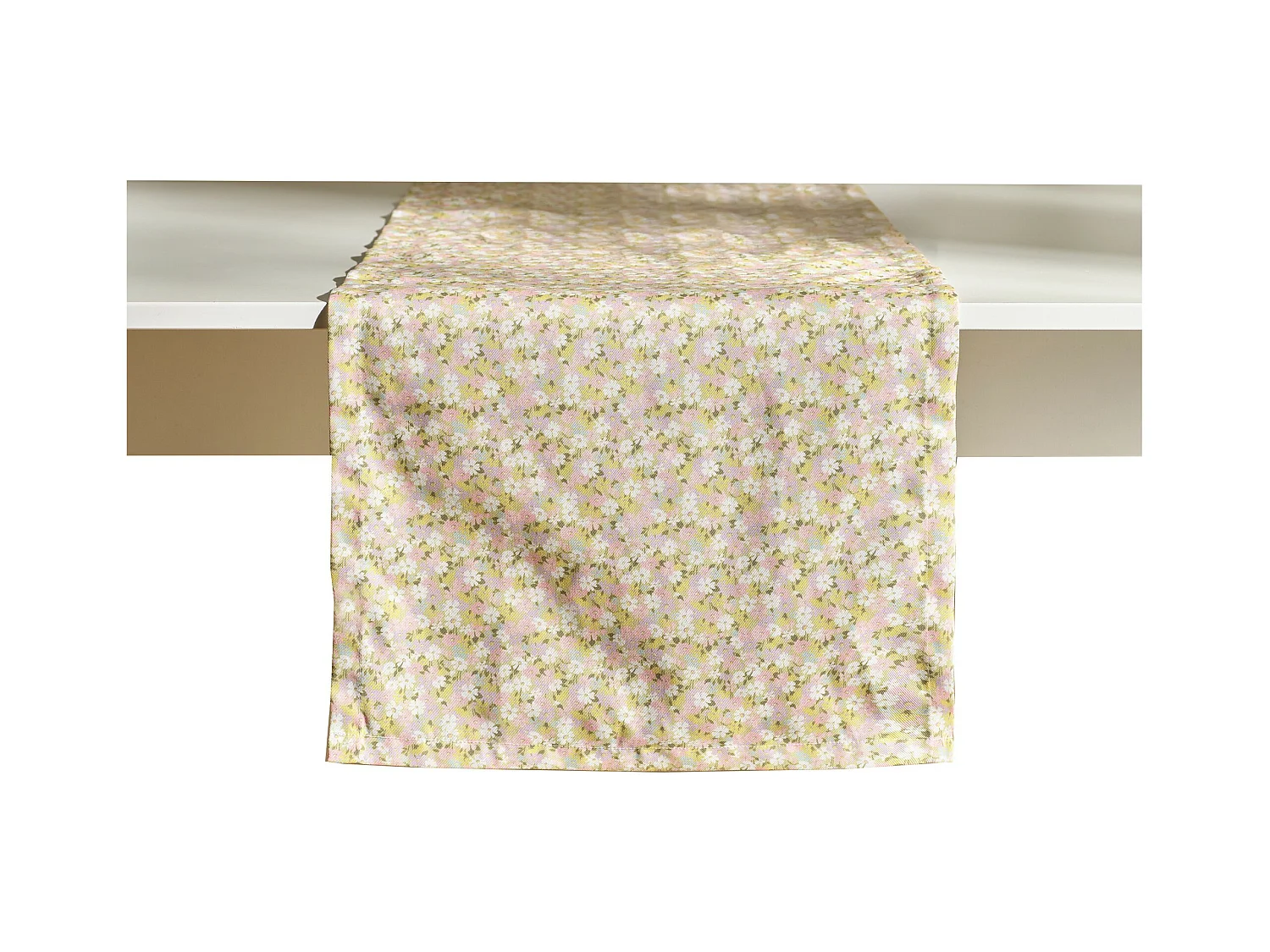 Chemin de table Florecio vert clair 40 x 160