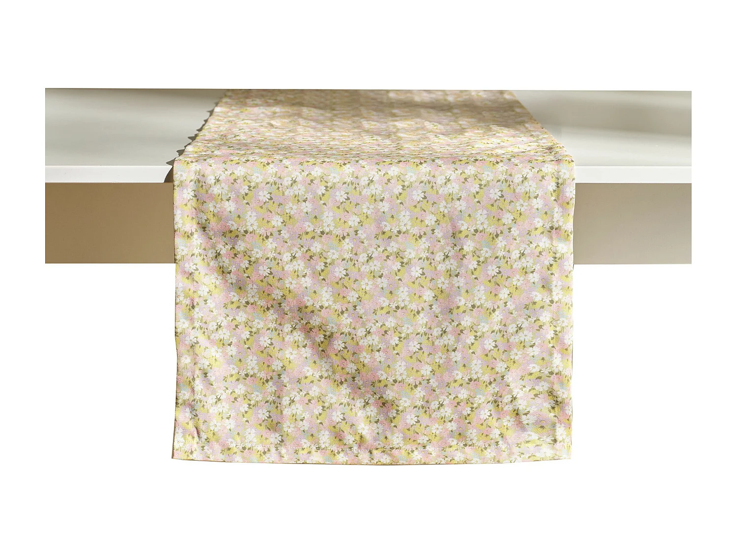 Chemin de table Florecio vert clair 40 x 160