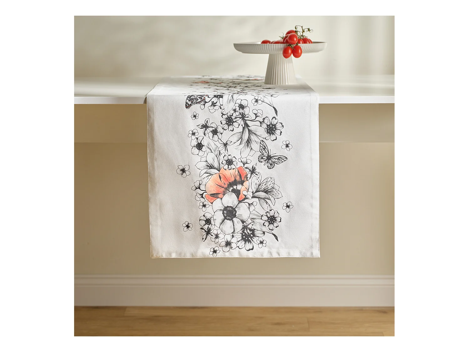 Tischläufer Carmir mittelweiß 40 x 180