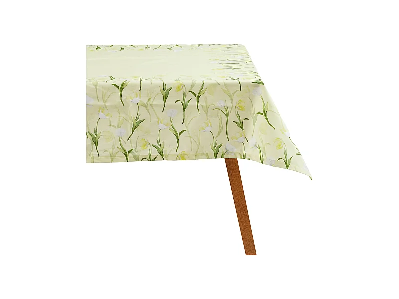 Tischdecke Tendi Hellgrün 100% Baumwolle