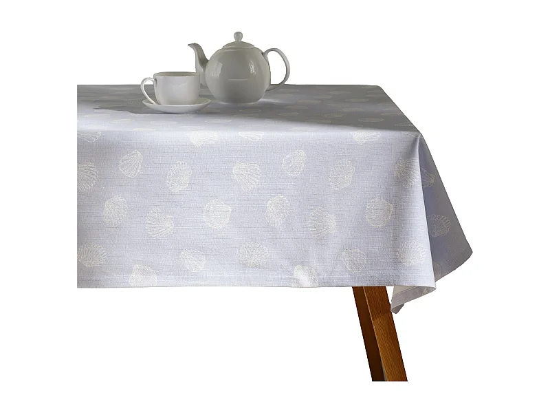 Tischdecke Coquellie hellblau 150 x 220