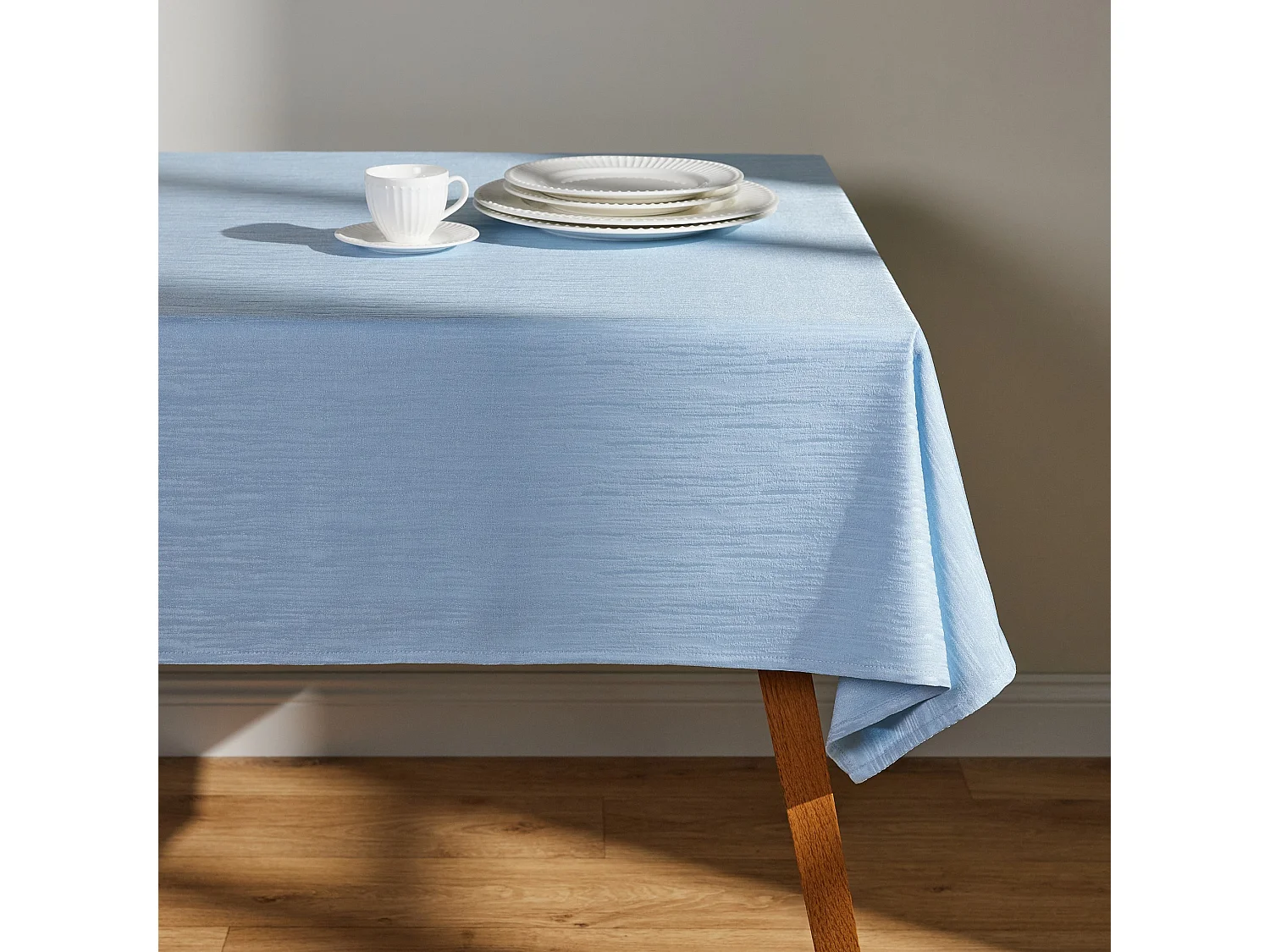 Tischdecke Scilio Hellblau 160 cm