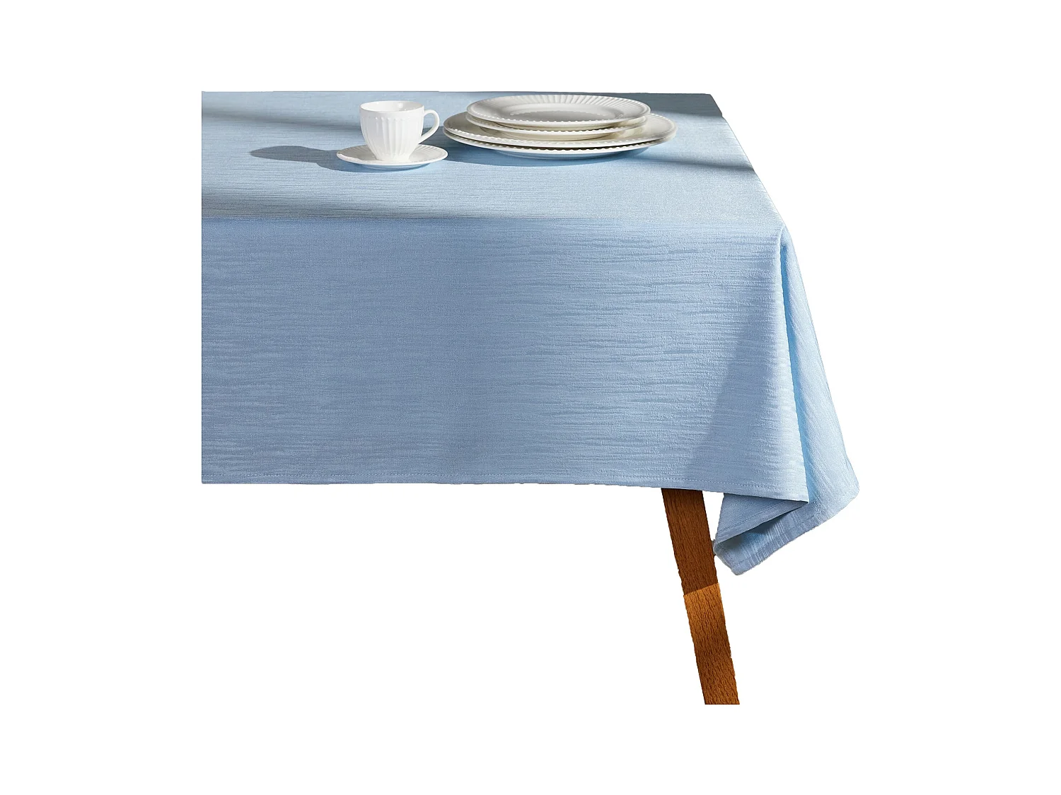 Nappe Jacquard Scilio Bleu Clair 160 cm