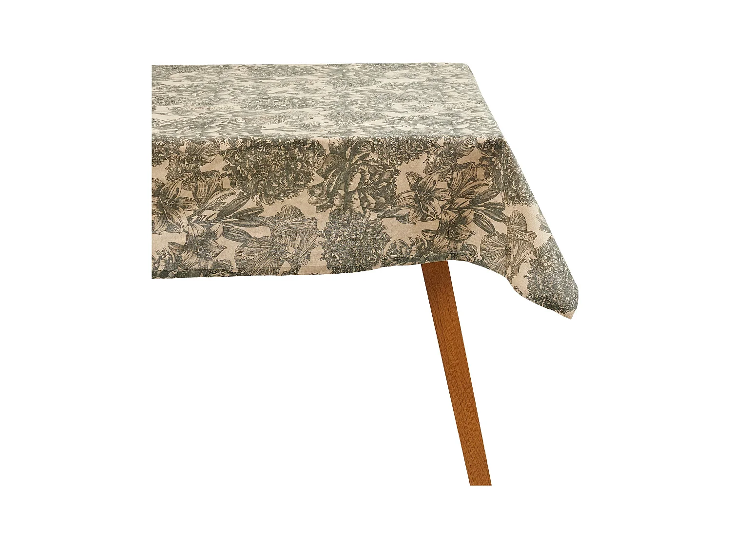 Nappe Imprimée Tomilo Beige Moyen 130 x 180