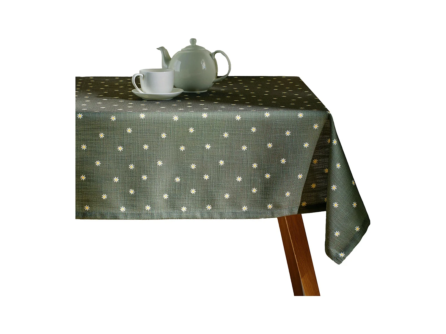 Tischdecke Dilo mittelgrün 130x180