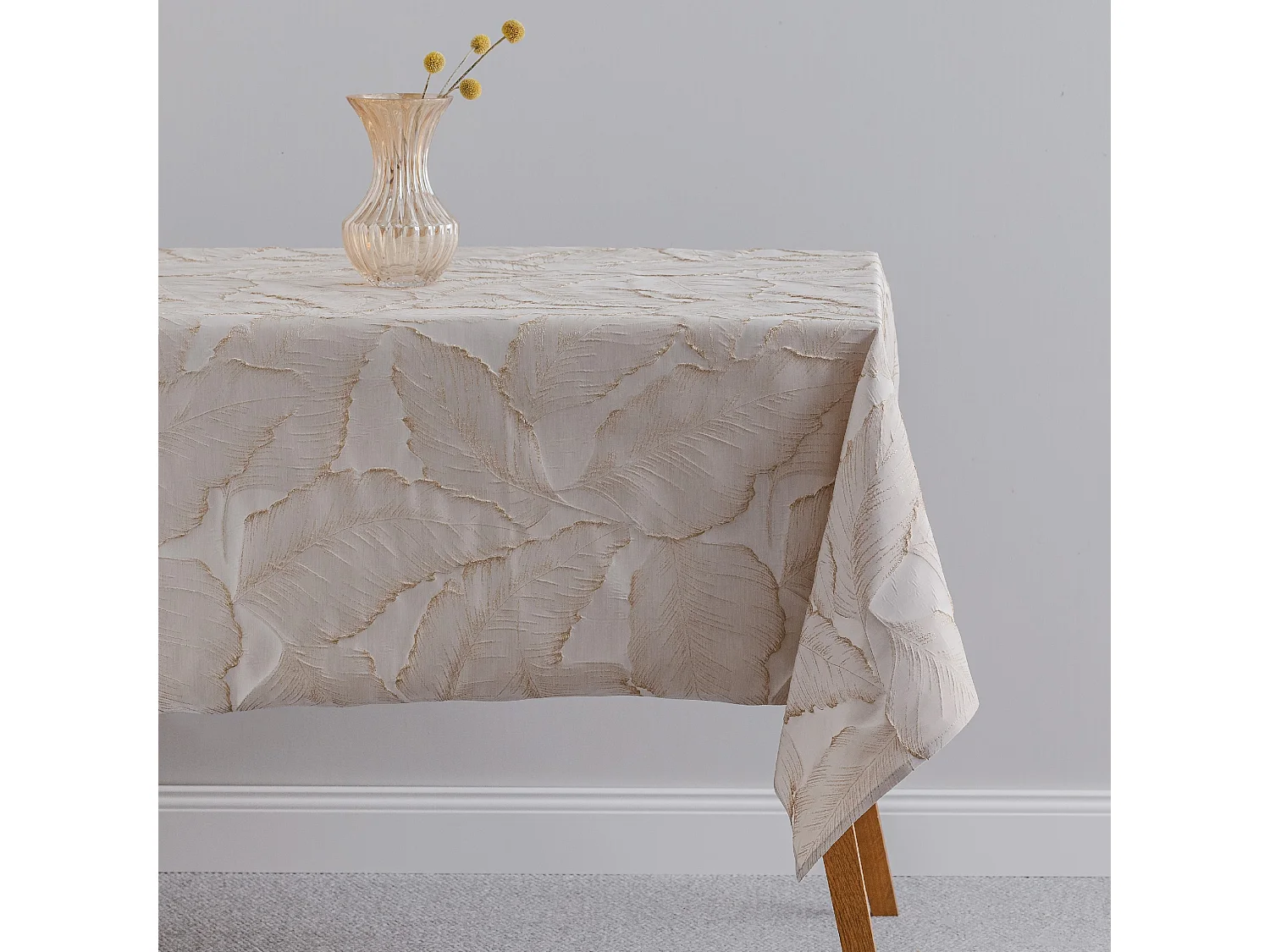 Tischdecke Fernaso mittleres Beige 130 x 180