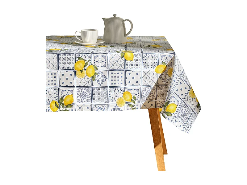 Tischdecke Alaiollo mittelweiß 110 x 160