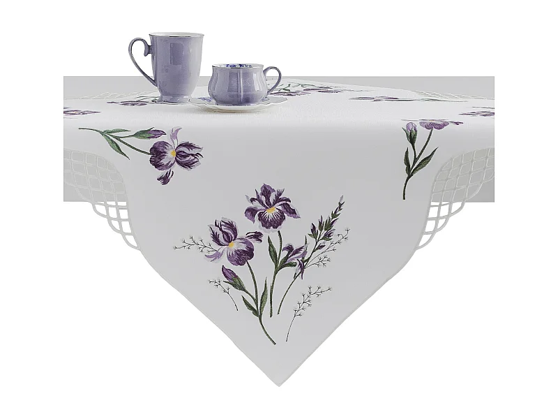 Tischdecke Luya Hellviolett 80x80