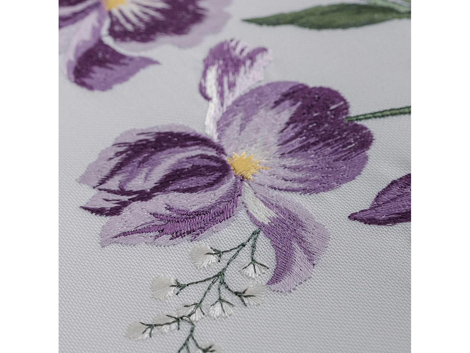 Tischdecke Luya Hellviolett 80x80