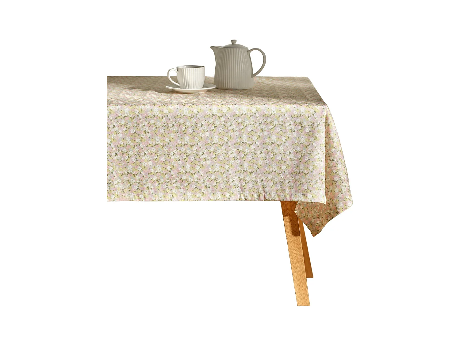 Nappe Imprimée Florecio Vert Clair 130 x 180