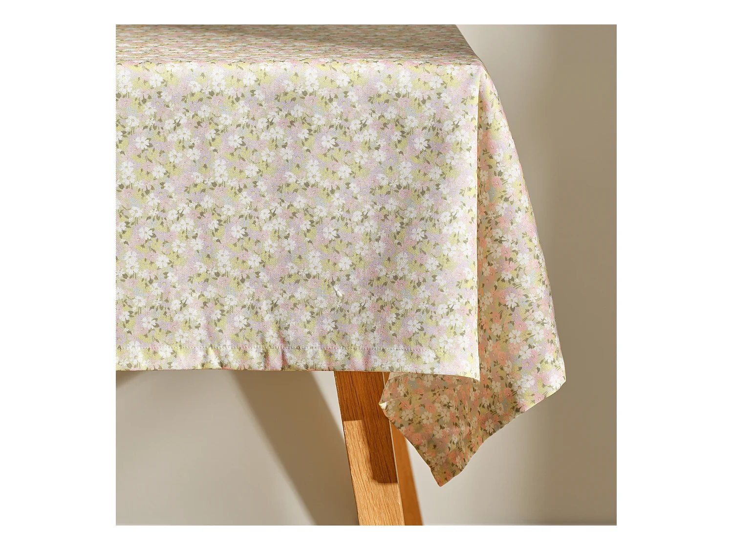 Nappe Imprimée Florecio Vert Clair 130 x 180