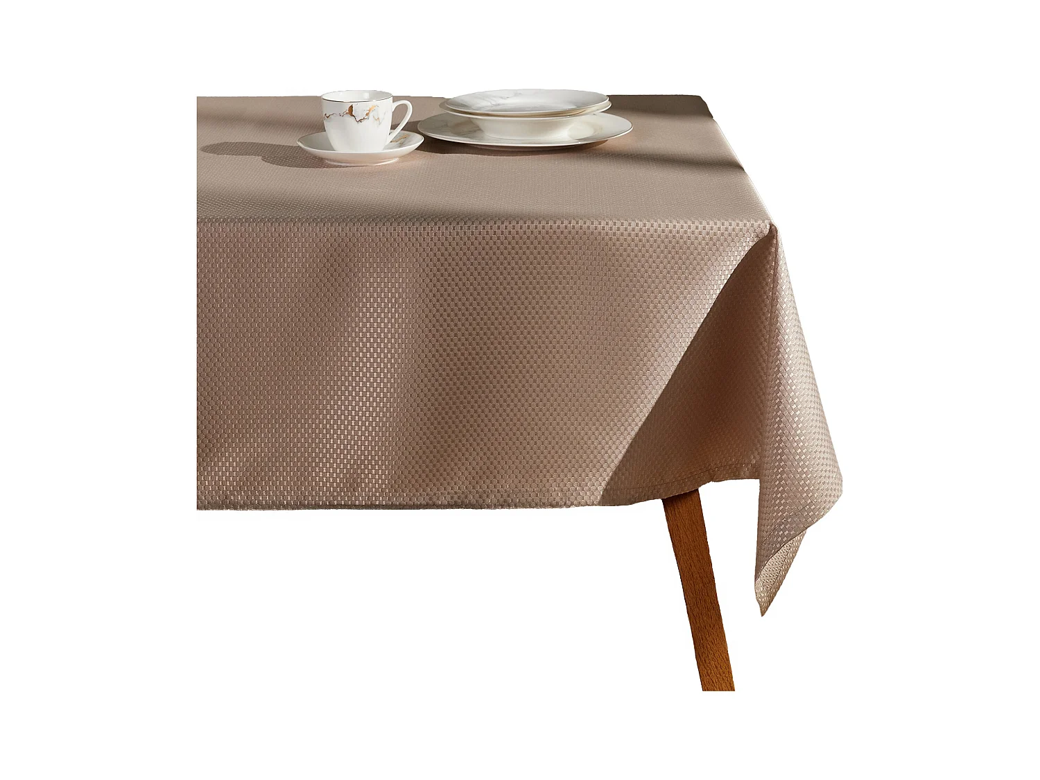 Tischdecke Arpuro mittleres Beige 150 x 220