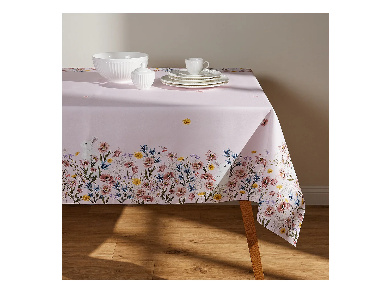 Tischdecke Sirsobunny Mittelrosa 150x220