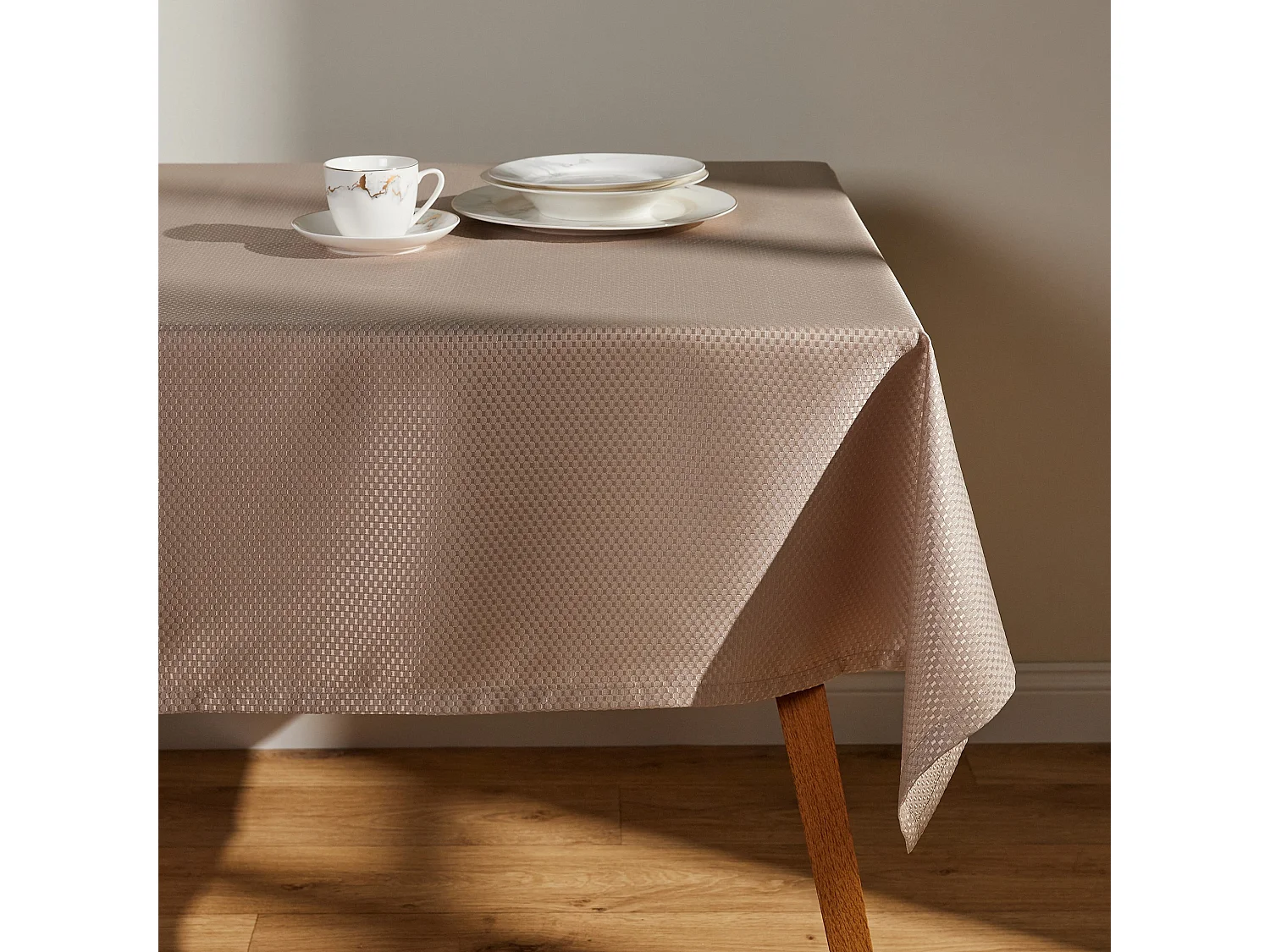 Tischdecke Arpuro mittleres Beige 130 x 180