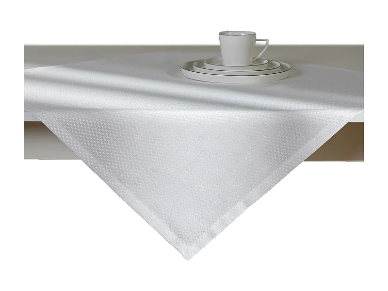 Tischdecke Arpuro mittelweiß 80 x 80