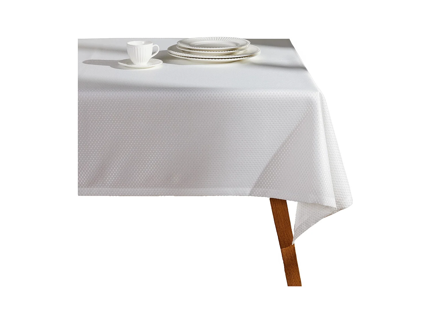 Tischdecke Arpuro mittelweiß 150 x 220