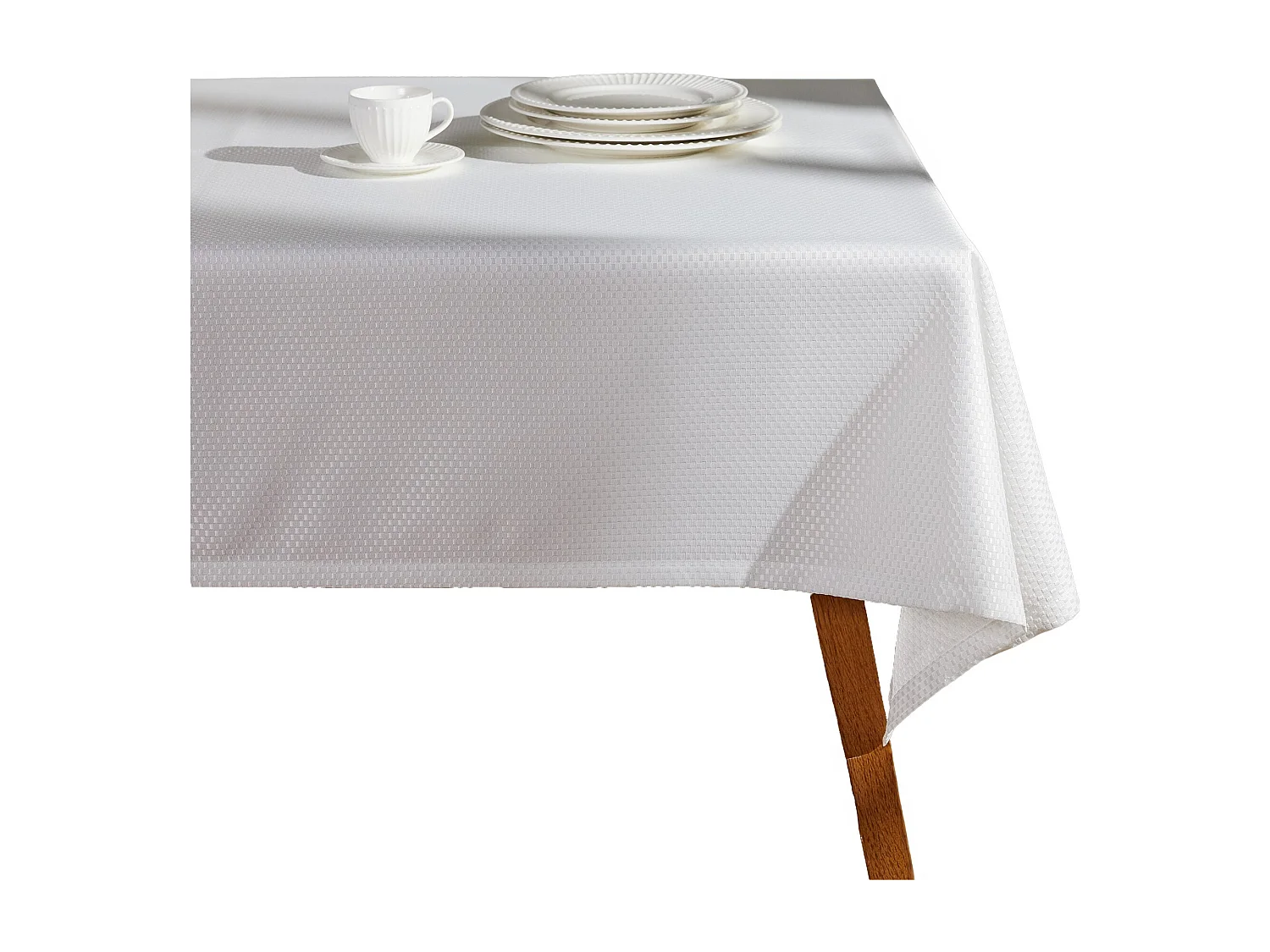 Tischdecke Arpuro mittelweiß 150 x 220