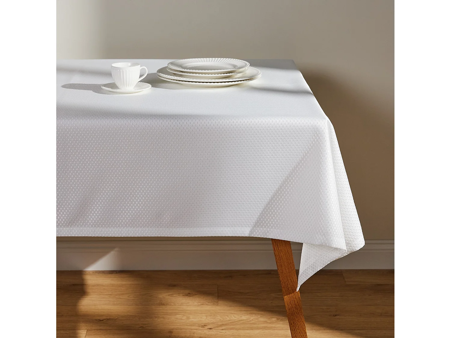 Tischdecke Arpuro mittelweiß 130 x 180