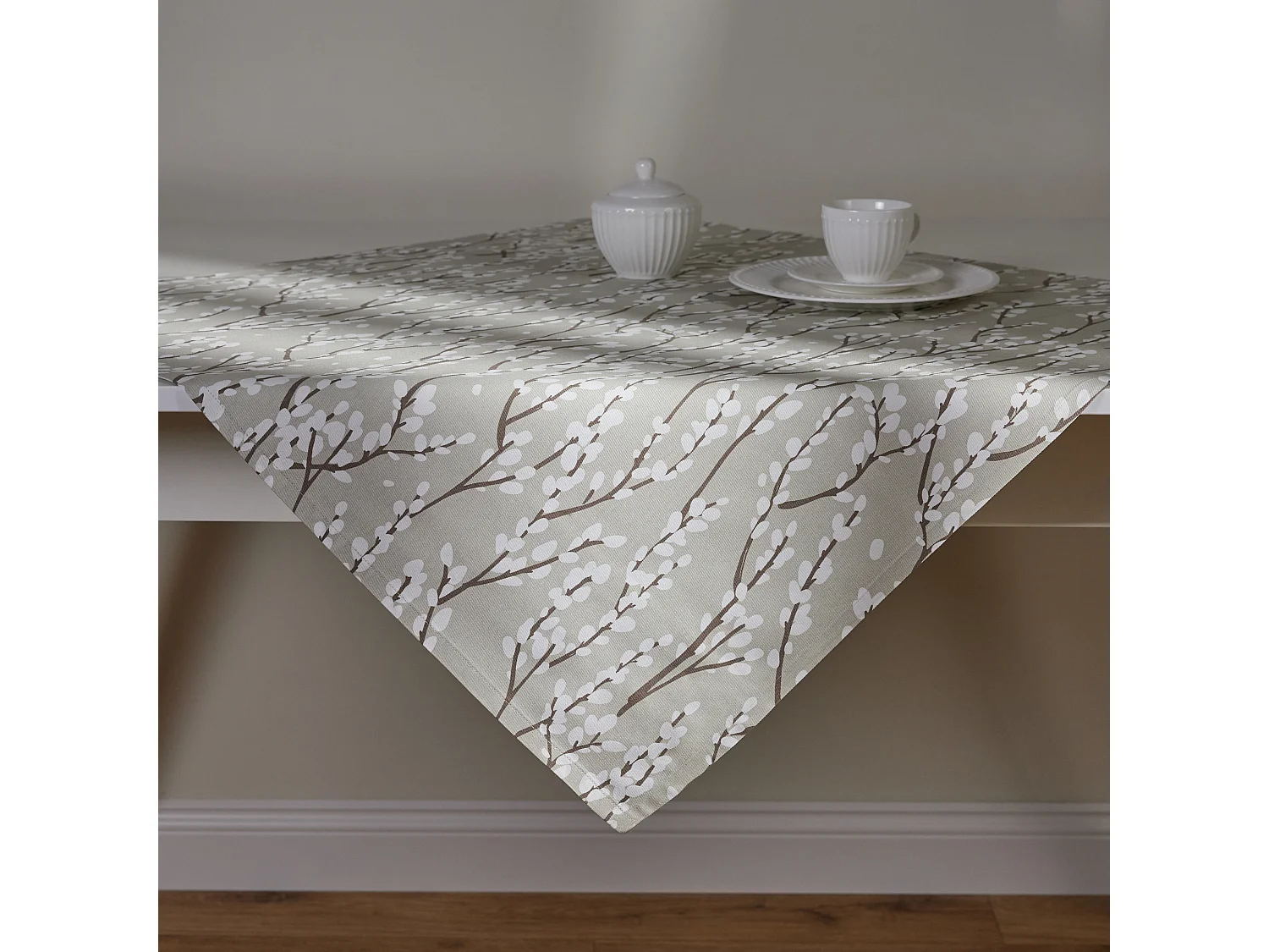 Tischdecke Veriba mittleres Beige 80 x 80