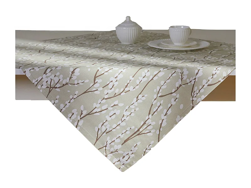 Tischdecke Veriba mittleres Beige 80 x 80