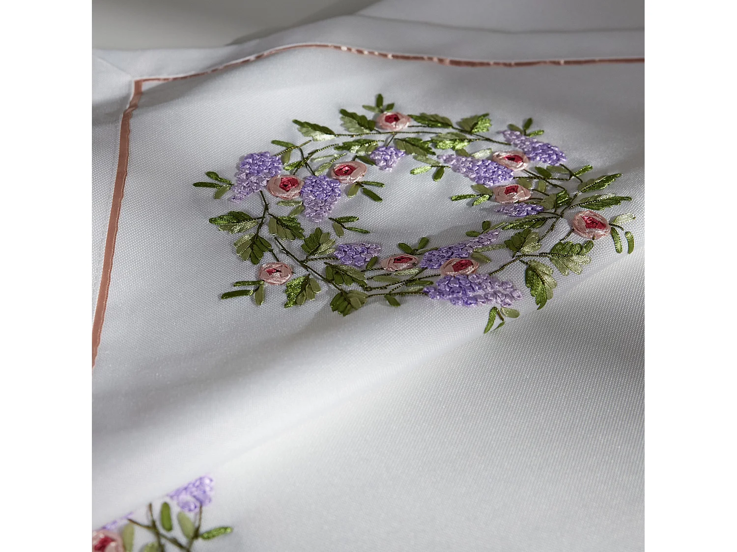 Serviette Fionis Violet Clair 80x80