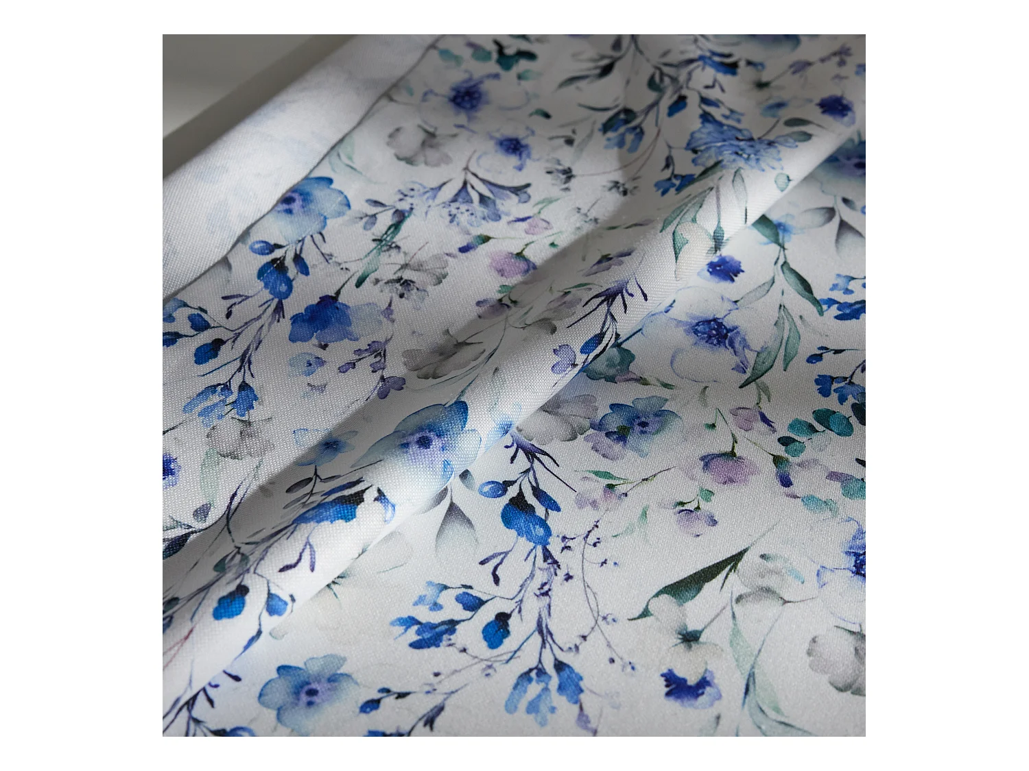 Nappe Imprimée Louisano Bleu Moyen 150x220