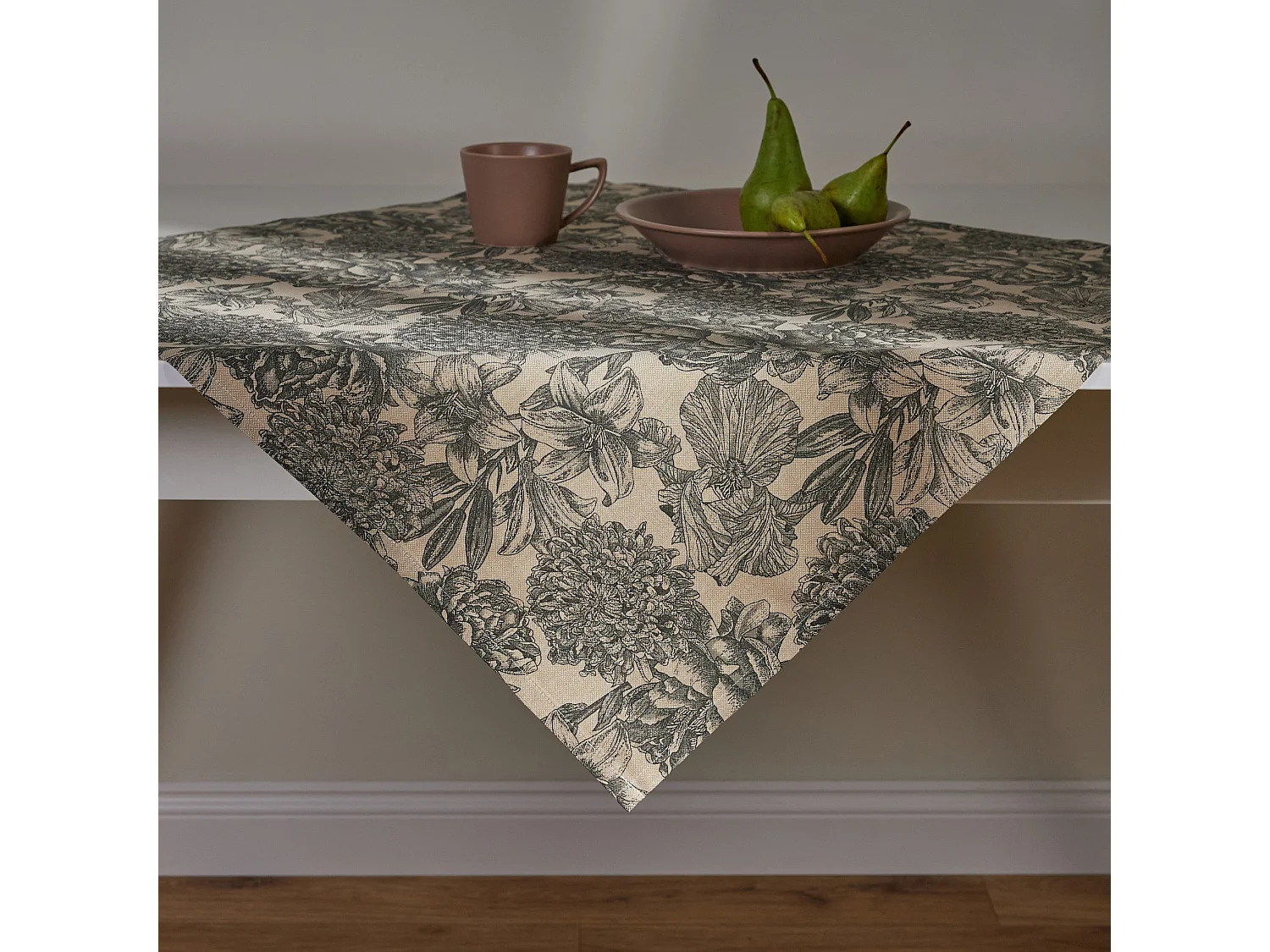 Elegante Tomilo Tischdecke aus 100% Baumwolle